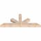 Ekena Millwork Saratoga Smooth Timber Gable Bracket, Douglas Fir, 72"W x 30"H x 5 1/2"D x 5 1/2"F, 10/12 Pitch GBW072X30X0606SAR00SDF - alternate 3